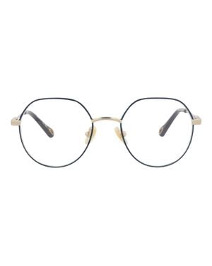 Chloé Round-Frame Metal Optical Frames - Multicolor