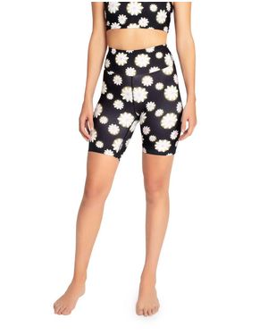 Nicole Miller High Rise Biker Short - Blue