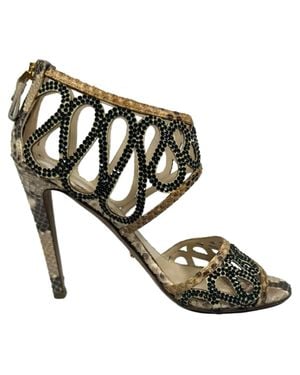 Sergio Rossi Embellished Sandals - Green
