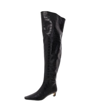 MICHAEL Michael Kors Pv24E Embossed Over-The-Knee Boots - Black