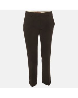 Max Mara Gabardine Formal Pants - Black