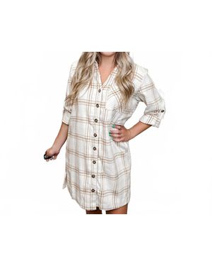 Cozy Co. In This Moment Button Up Shacket Dress - Black