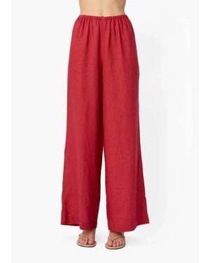 Cami NYC Omi Mid Rise Pants - Red