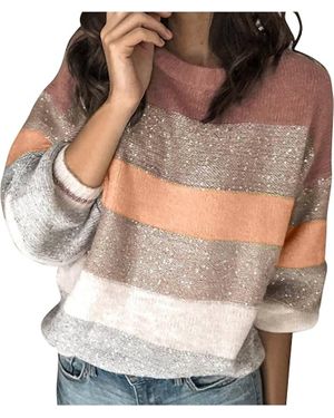 Lovesoft Striped Sweater - Brown