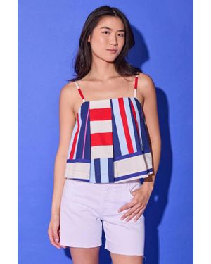 Alden Adair Reed Top - Blue