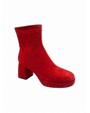 Vaneli Vava Platform Boot - Red