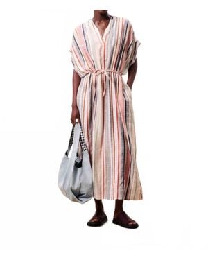 FRNCH Straight Kimono Dress - Pink