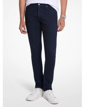 Michael Kors Parker Slim-Fit Stretch-Twill Pants - Blue