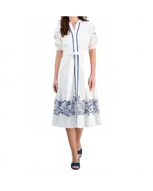 tahari embroidered fit and flare dress Tahari ASL Women's Satin Tie-Waist Floral-Embroidered Dress