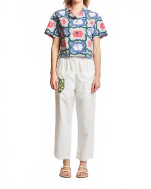 Rujuta Sheth Arlo Short Sleeve Shirt - Blue