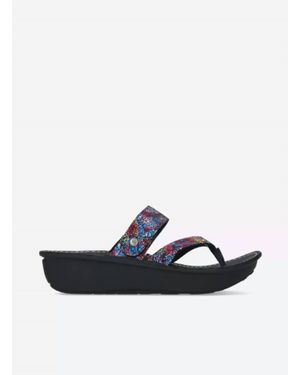Wolky Tahiti Supportive Flip-Flop Sandal - Blue