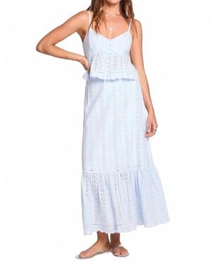 Saltwater Luxe Tatumn Maxi Skirt - Blue
