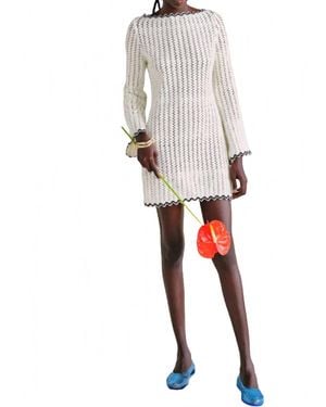 Saylor Helenora Dress - White