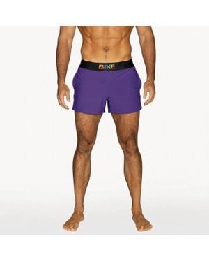 Bike Athletic Jock Pull-On Shorts - Blue