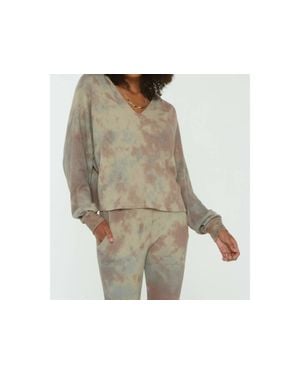 Project Social T Wilderness Tie Dye Thermal Hoodie - Multicolor