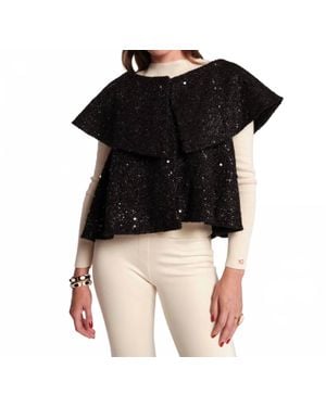 Frances Valentine Peyton Swing Jacket - Black