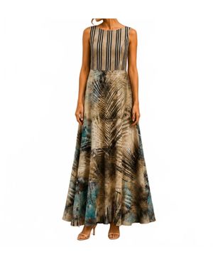 Pierantonio Gaspari Stam Long Sleeveless Dress - Green