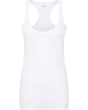 Tultex Poly-Rich Racerback Tank Top - White