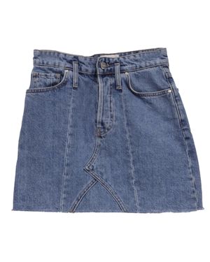 Anine Bing Connie Mini Denim Skirt - Blue