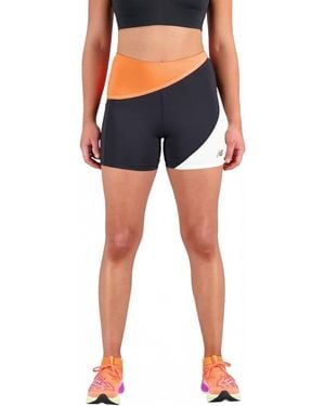 New Balance Q Speed Shape Shield 4 Fitted Short - Blue