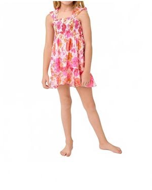 Lilly Pulitzer Girls Mini Hadly Dress - Red