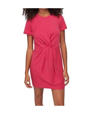 Nation Ltd Fortuna Twisted T-Shirt Dress - Red
