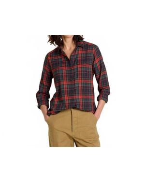 Toad & Co. Re-Form Flannel Long Sleeve Shirt - Black