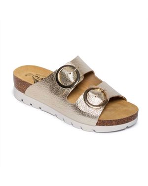 Plakton Cora Two-Strap Sandals - Brown