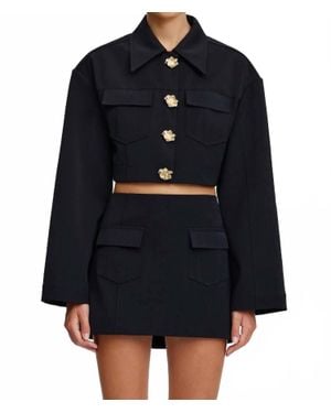 Acler Hunston Cropped Jacket - Black