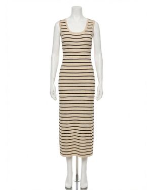 Z Supply Gisele Stripe Midi Dress - White