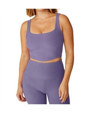 Beyond Yoga Sd Make Plans High Crop Tank - Purple