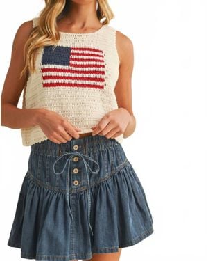 Klesis America Knit Tank - Blue