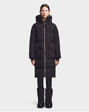 Rudsak Tatyana Long Quilted Down Coat - Blue