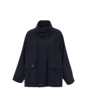 Barena Eolo Cashmere Coat - Blue