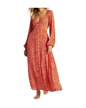 Billabong Last Call Dress - Red