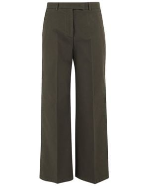 Ql2 Military Straight-Leg Stretch Cotton Pants - Gray