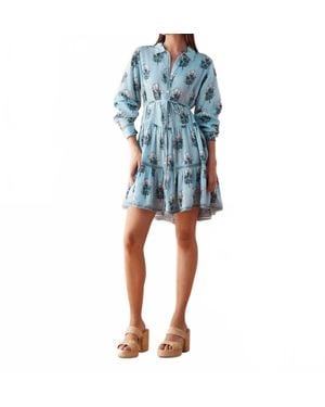 Omika Tula Mini Dress - Blue