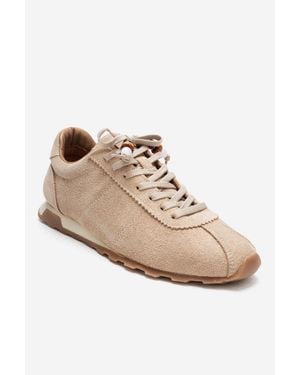 Forever & Always Shoes Brea Leather Embellished Sneaker - Brown