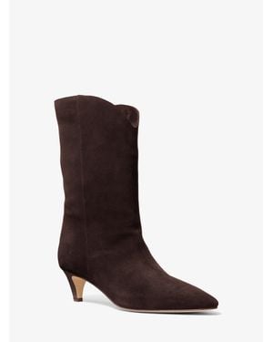 Michael Kors Daniela Suede Boot - Brown