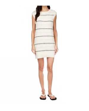 Sanctuary Textured Mod Mini Dress - White