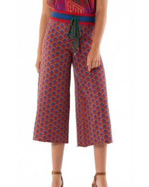 Emily Mccarthy Teddy Crop Trouser - Red