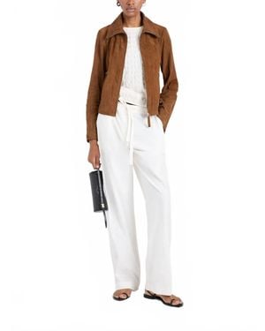 Proenza Schouler Tarin Crinkled Zip Jacket - White
