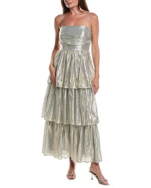 LAYERED WITH LOVE Lil Fernanda Ruffle Tiered Maxi Dress - Natural