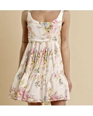byTiMo Satin Mini Strap Dress - Natural