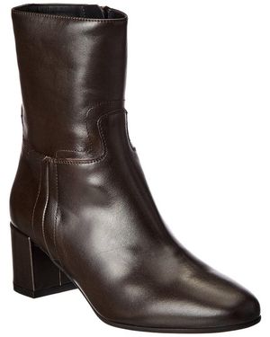 Bally Belika Leather Bootie - Brown