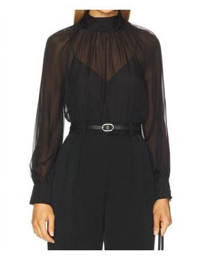 Veronica Beard Alyssa Blouse - Black