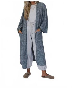 Three Bird Nest Moonlight Hug Cardigan - Blue