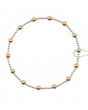 Beaded Blondes June Bracelet - Metallic