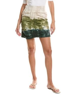 XCVI The Trace Mini Skirt - Green