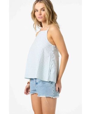 O'neill Sportswear Martina Plaid Tank - White